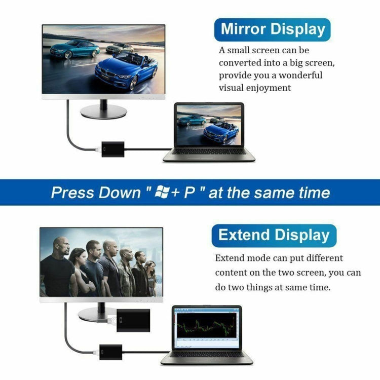 External Graphics Card Converter Cable USB3.0 to HDMI(Silver) - free shipping - PMC TechLife - Order now!