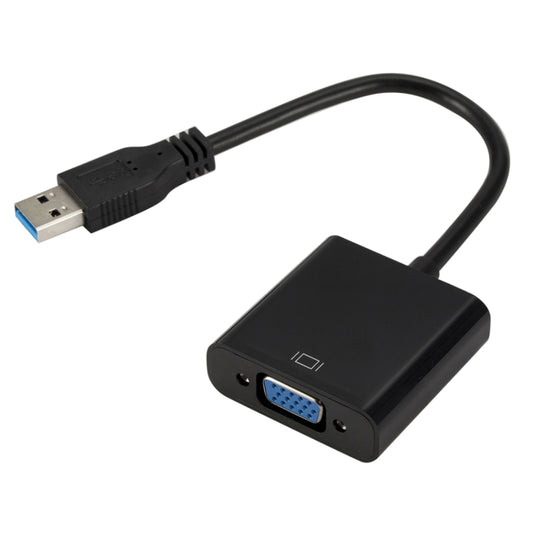 External Graphics Card Converter Cable USB3.0 to VGA, Resolution: 720P(Black) - Converter by PMC Jewellery | Online Shopping South Africa | PMC Jewellery | Buy Now Pay Later Mobicred