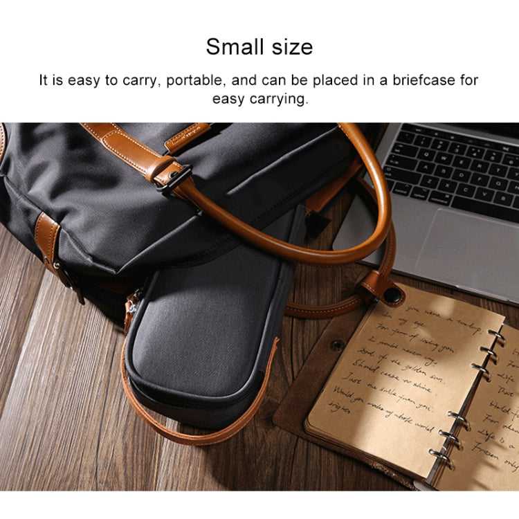Multi-function Headphone Charger Data Cable Storage Bag, Ultra Fiber Portable Power Pack, Size: L, 16.5x6x23.5cm(Blue) - Other by PMC TechLife | Online Shopping South Africa | PMC TechLife | Buy Now Pay Later Mobicred