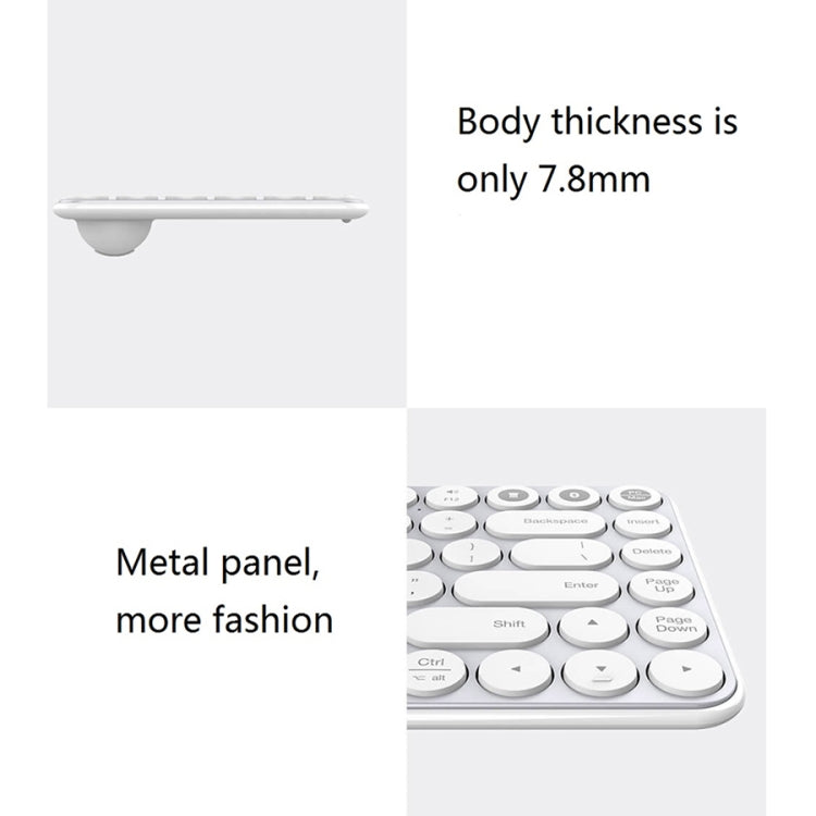 Original Xiaomi Youpin MIIIW 85 Keys 2.4GHz Mini Bluetooth Dual-Mode Wireless Keyboard(Black) - Wireless Keyboard by Xiaomi | Online Shopping South Africa | PMC Jewellery | Buy Now Pay Later Mobicred