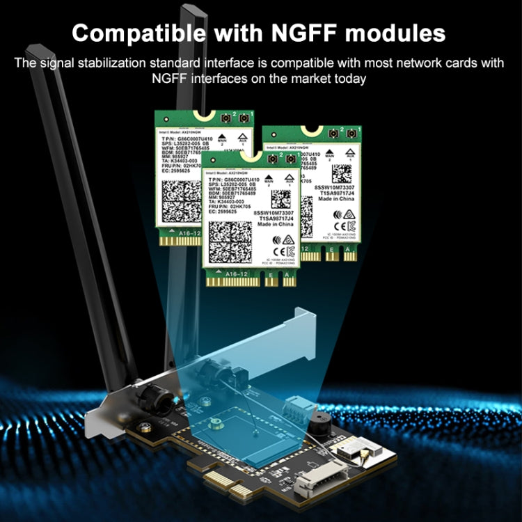 EDUP EP-9713 Remote Control Computer Switch Machine Network Card Bare Board - free shipping - PMC Jewellery - Order now!