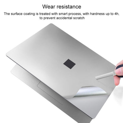 4 in 1 Notebook Shell Protective Film Sticker Set for Microsoft Surface Laptop 3 13.5 inch (Grey) - Screen & Keyboard Cover by PMC Jewellery | Online Shopping South Africa | PMC Jewellery | Buy Now Pay Later Mobicred