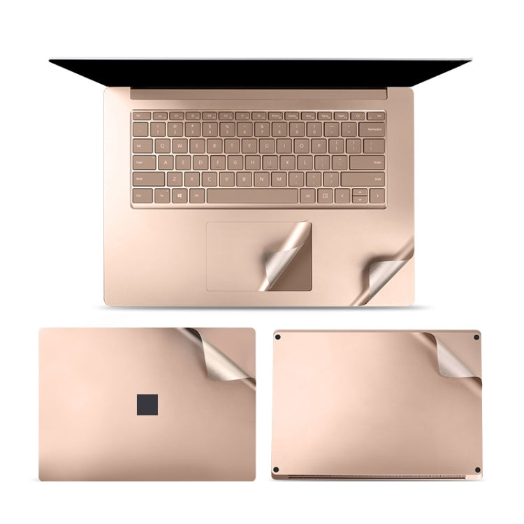 4 in 1 Notebook Shell Protective Film Sticker Set for Microsoft Surface Laptop 3 15 inch (Gold) - Screen & Keyboard Cover by PMC Jewellery | Online Shopping South Africa | PMC Jewellery | Buy Now Pay Later Mobicred