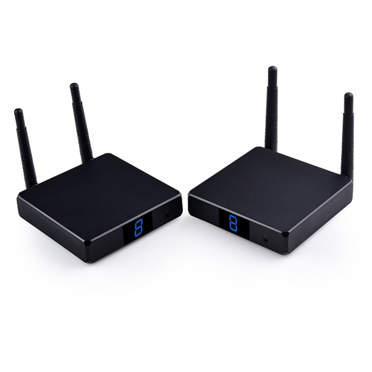 Measy FHD686-2 Full HD 1080P 3D 2.4GHz / 5.8GHz Wireless HD Multimedia Interface Extender 1 Transmitter + 2 Receiver, Transmission Distance: 200m(AU Plug) - Set Top Box & Accessories by Measy | Online Shopping South Africa | PMC Jewellery | Buy Now Pay Later Mobicred