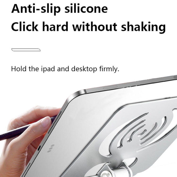 L-13 Aluminum Alloy Foldable Rotating Laptop/Tablet Stand (Silver) - free shipping - PMC Jewellery - Order now!