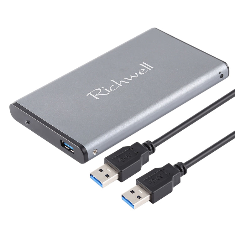 Richwell SATA R2-SATA-160GB 160GB 2.5 inch USB3.0 Super Speed Interface Mobile Hard Disk Drive(Grey) - free shipping - PMC Jewellery - Order now!