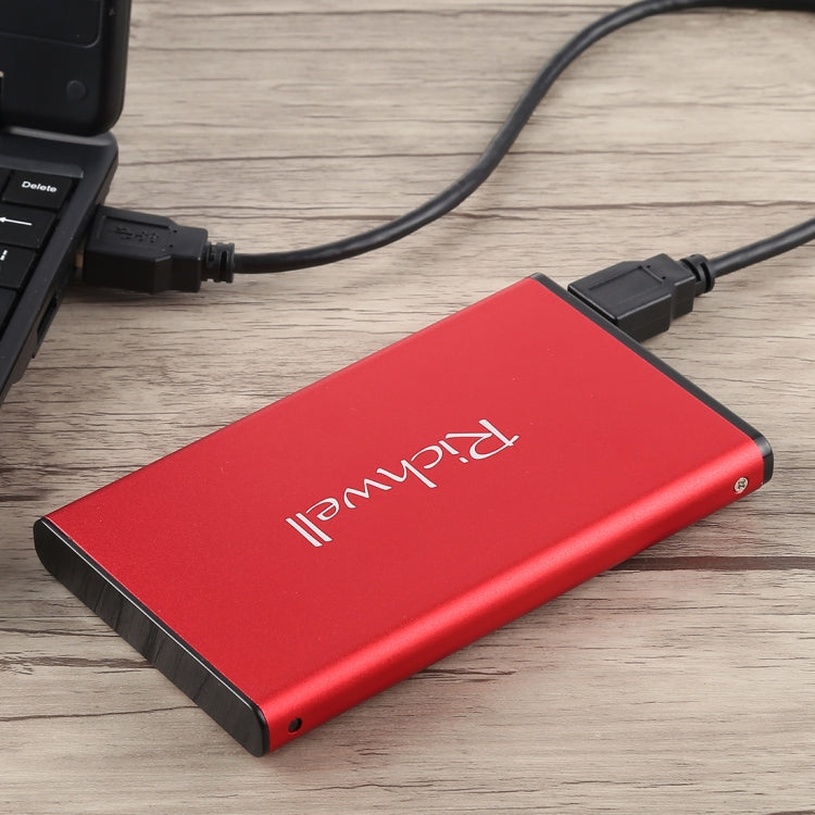 Richwell SATA R2-SATA-320GB 320GB 2.5 inch USB3.0 Super Speed Interface Mobile Hard Disk Drive(Red) - free shipping - PMC Jewellery - Order now!