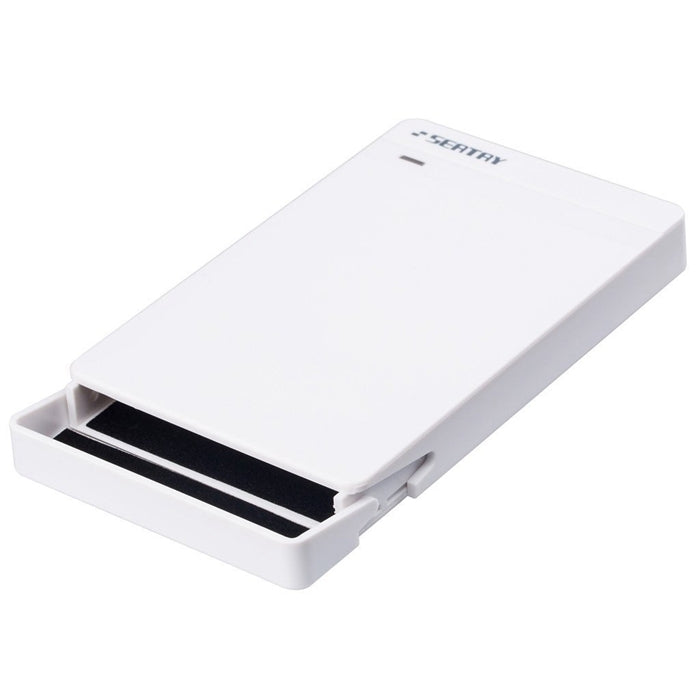 SEATAY HD213 Tool Free Screwless SATA 2.5 inch USB 3.0 Interface HDD Enclosure, The Maximum Support Capacity: 2TB(White) - free shipping - PMC Jewellery - Order now!