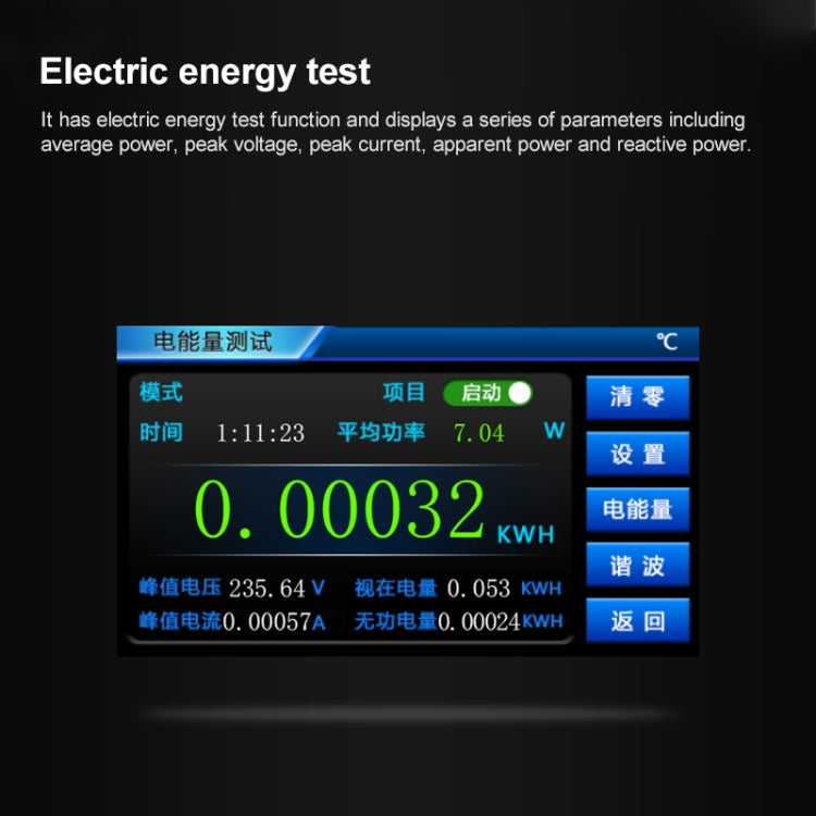 DCUU PM2818C AC 20A Intelligent Electrical Parameters Measuring Instrument (EU Plug) - Current & Voltage Tester by PMc TechLife | Online Shopping South Africa | PMc TechLife | Buy Now Pay Later Mobicred