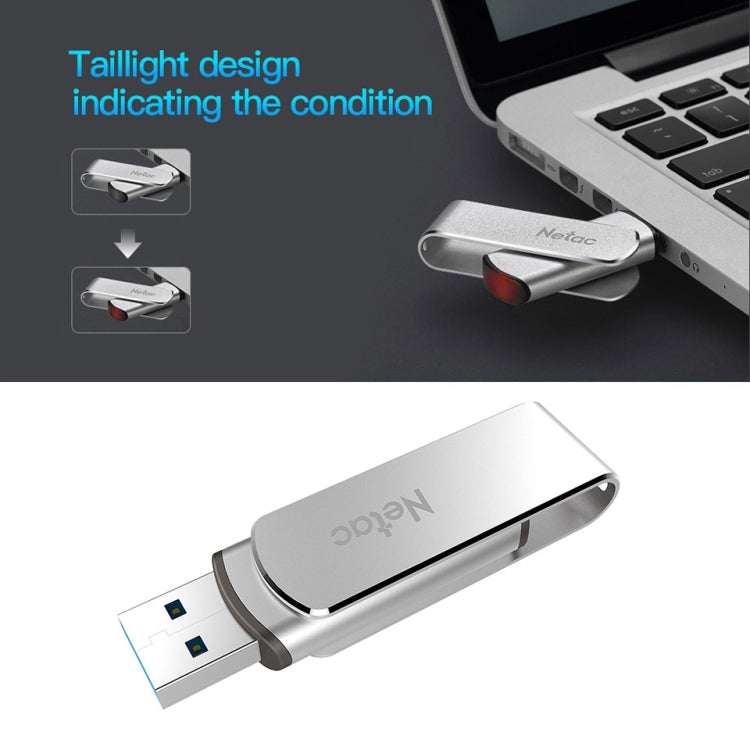 Netac U388 128GB USB 3.0 Twister Secure Encryption Flash Disk - USB Flash Drives by Netac | Online Shopping South Africa | PMC Jewellery | Buy Now Pay Later Mobicred