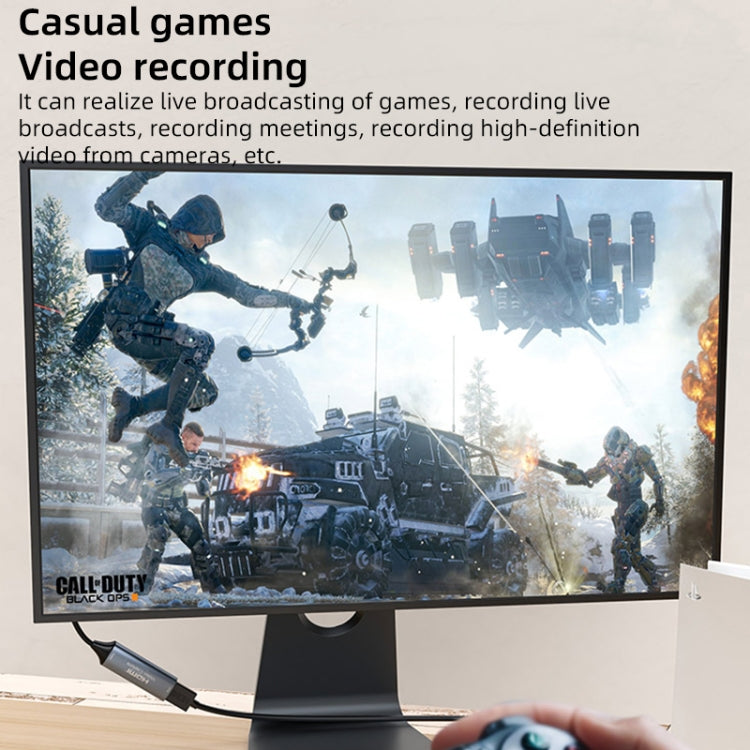 4K 30Hz HDMI to USB3.0 HD Video Capture Card with Cable - Video Capture Solutions by PMC TechLife | Online Shopping South Africa | PMC TechLife | Buy Now Pay Later Mobicred