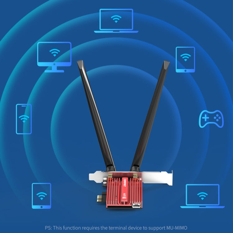 COMFAST CF-BE200 Pro 8774Mbps WiFi7 PCIE Wireless Network Adapter WiFi Receiver - free shipping - PMC TechLife - Order now!