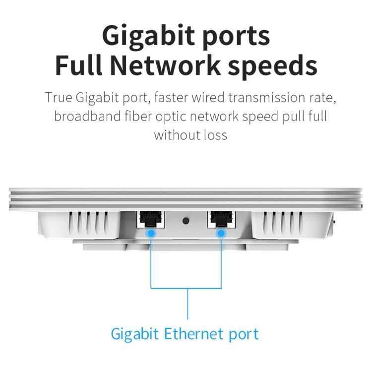 COMFAST CF-E395AX 3000Mbps WiFi6 2.4G & 5.8GHz Dual Band Indoor Wireless Ceiling AP - free shipping - PMC Jewellery - Order now!