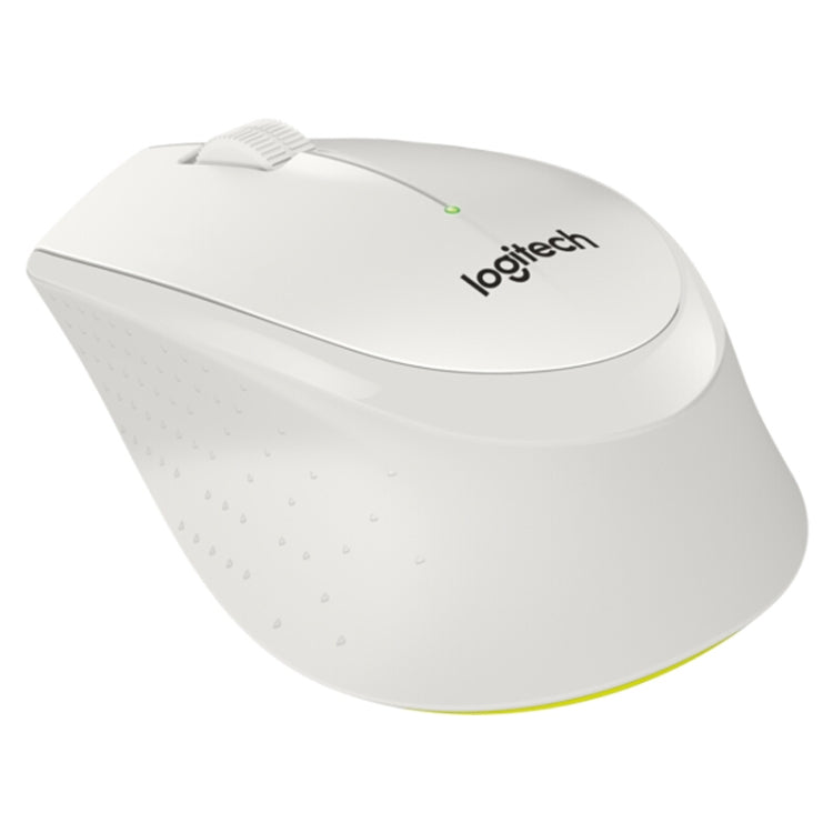 Logitech M330 Wireless Optical Mute Mouse with Micro USB Receiver (White) - Wireless Mice by Logitech | Online Shopping South Africa | PMC Jewellery | Buy Now Pay Later Mobicred