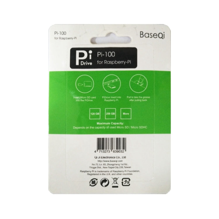 BASEQI Raspberry Pi Development Board Hidden TF to SD Card Case - free shipping - PMC Jewellery - Order now!