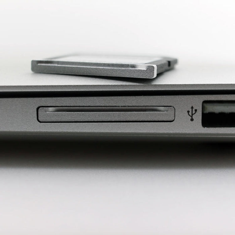 BASEQI Hidden Aluminum Alloy SD Card Case for MacBook Air 13.3 inch Laptops - Card Case by PMC Jewellery | Online Shopping South Africa | PMC Jewellery | Buy Now Pay Later Mobicred