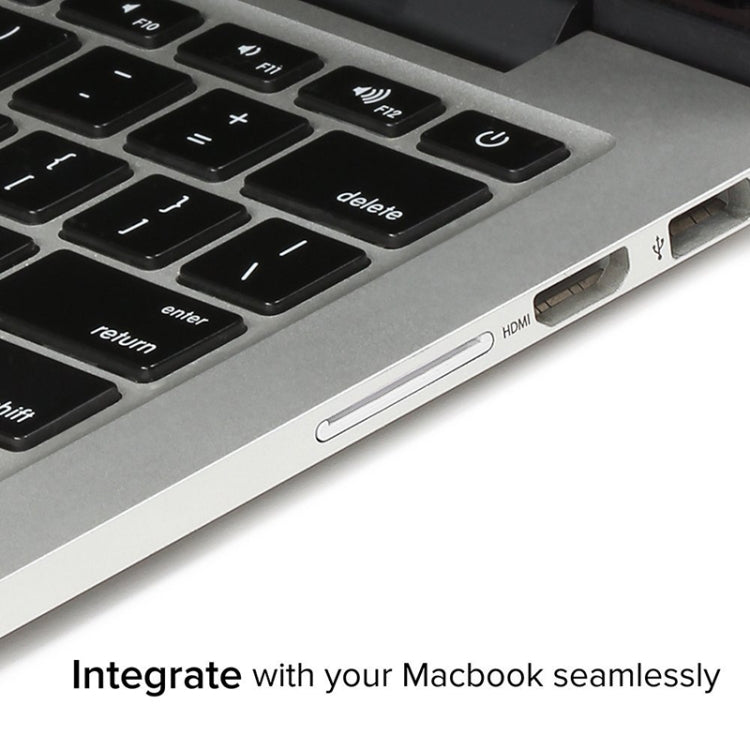 BASEQI Hidden Aluminum Alloy SD Card Case for MacBook Air 13.3 inch Laptops - Card Case by PMC Jewellery | Online Shopping South Africa | PMC Jewellery | Buy Now Pay Later Mobicred