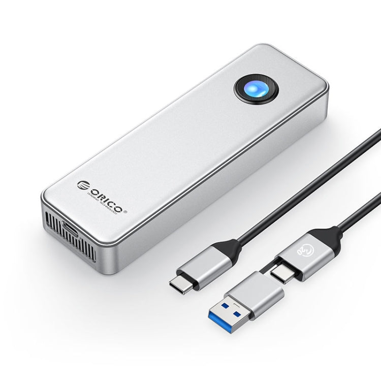 ORICO OUM2-G20-GY-BP 20Gbps M.2 SSD Enclosure with Type-C+USB Cable - HDD Enclosure by ORICO | Online Shopping South Africa | PMC Jewellery | Buy Now Pay Later Mobicred