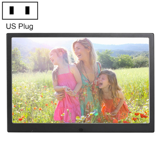 HSD1202 12.1 inch 1280x800 High Resolution Display Digital Photo Frame with Holder and Remote Control, Support SD / MMC / MS Card / USB Port, US Plug(Black) - 11-15 inch by PMC Jewellery | Online Shopping South Africa | PMC Jewellery | Buy Now Pay Later Mobicred