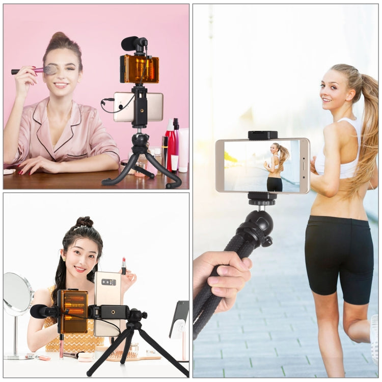 PULUZ Mini Octopus Flexible Tripod Holder with Ball Head & Phone Clamp + Tripod Mount Adapter & Long Screw for SLR Cameras, GoPro, Cellphone, Size: 25cmx4.5cm - Portable Mini Tripod by PULUZ | Online Shopping South Africa | PMC Jewellery | Buy Now Pay Later Mobicred