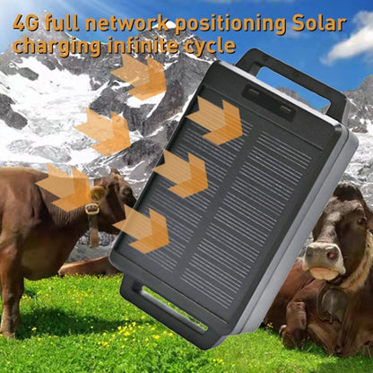 4G Asia Version Intelligent Waterproof GPS Pet Tracker Solar Energy Cattle Sheep Position Locator - Pet Tracker by PMC Jewellery | Online Shopping South Africa | PMC Jewellery | Buy Now Pay Later Mobicred