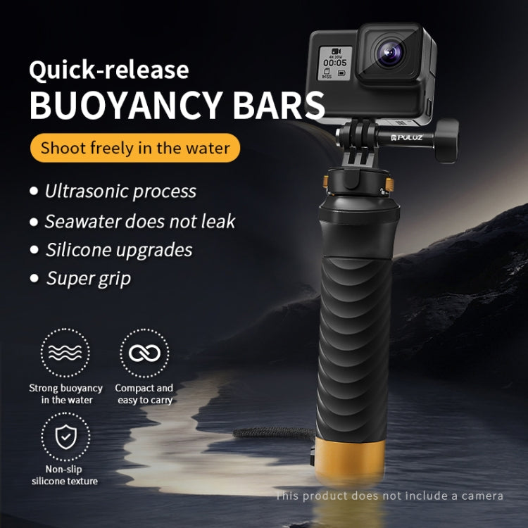 PULUZ Quick Release Floating Handle Hand Grip (Black) - free shipping - PMC TechLife - Order now!