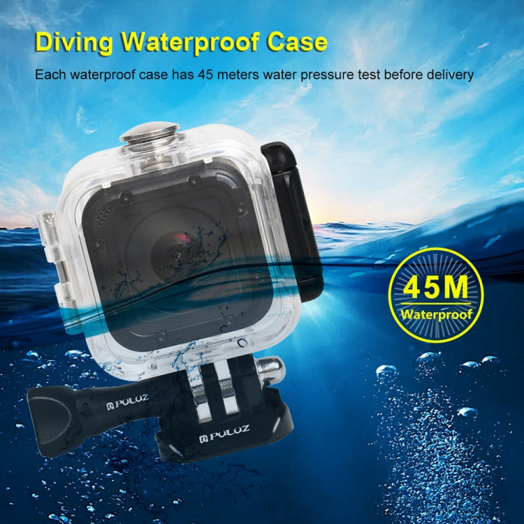 PULUZ 45m Underwater Waterproof Housing Diving Protective Case for GoPro HERO5 Session /HERO4 Session /HERO Session, with Buckle Basic Mount & Screw - Waterproof Cases by PULUZ | Online Shopping South Africa | PMC Jewellery | Buy Now Pay Later Mobicred