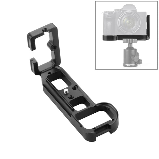 PULUZ 1/4 inch Vertical Shoot Quick Release L Plate Bracket Base Holder for Sony A7R / A7 / A7S(Black) - L-Bracket by PULUZ | Online Shopping South Africa | PMC Jewellery | Buy Now Pay Later Mobicred