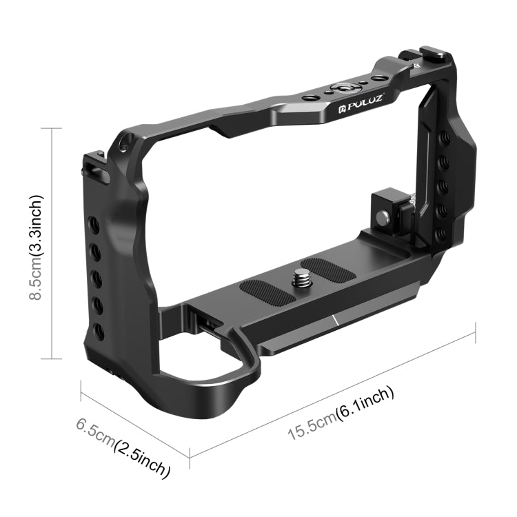 For  Sony A6700 PULUZ Metal Camera Cage Stabilizer Rig (Black) - free shipping - PMC TechLife - Order now!