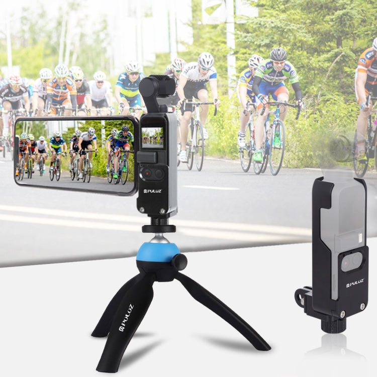 PULUZ Housing Shell CNC Aluminum Alloy Protective Cover for DJI OSMO Pocket(Black) - Mount & Holder by PULUZ | Online Shopping South Africa | PMC TechLife | Buy Now Pay Later Mobicred