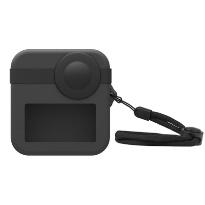 PULUZ for GoPro Max Dual Lens Caps Case + Body Silicone Protective Case(Black) - Silicone Cases by PULUZ | Online Shopping South Africa | PMC Jewellery