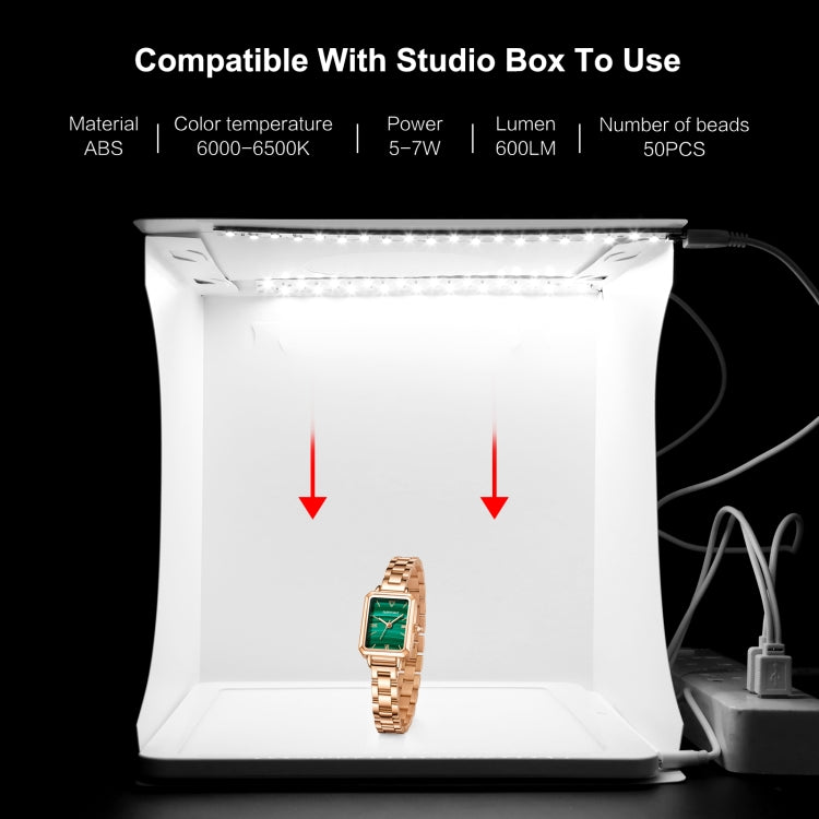 PULUZ Mini LED Photography Shadowless Light Lamp Panel Pad + Studio Shooting Tent Box, Acrylic Material, 20cm x 20cm Effective Area - free shipping - PMC TechLife - Order now!