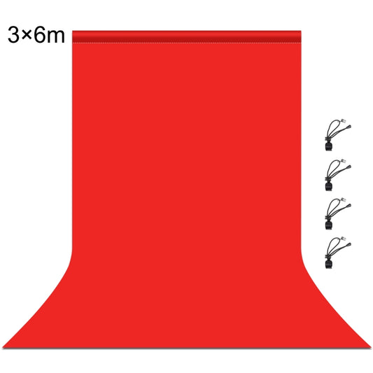 PULUZ 3m x 6m Photography Background Thickness Photo Studio Background Cloth Backdrop(Red) - Solid Color by PULUZ | Online Shopping South Africa | PMC Jewellery | Buy Now Pay Later Mobicred