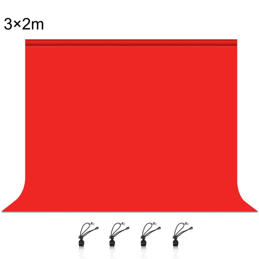 PULUZ 3m x 2m Photography Background Thickness Photo Studio Background Cloth Backdrop(Red) - Solid Color by PULUZ | Online Shopping South Africa | PMC Jewellery | Buy Now Pay Later Mobicred