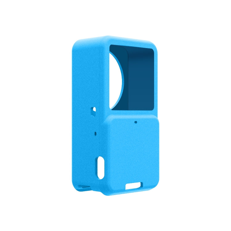 PULUZ Silicone Protective Case for DJI Action 2(Blue) - Case & Bags by PULUZ | Online Shopping South Africa | PMC TechLife | Buy Now Pay Later Mobicred