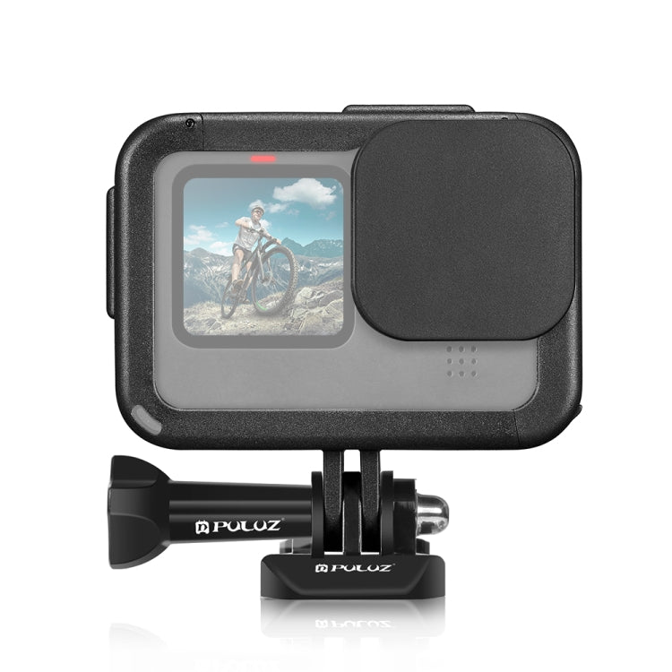 PULUZ Frame Expansion PA Cage with Side Interface Cover for GoPro HERO12 Black /11 Black /10 Black /9 Black(Black) - Protective Frame by PULUZ | Online Shopping South Africa | PMC Jewellery | Buy Now Pay Later Mobicred
