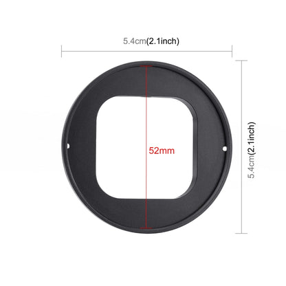 PULUZ 52mm CPL + UV Lens Filter with Adapter Ring for GoPro HERO12 Black /11 Black /11 Black Mini /10 Black /9 Black - Lens Adapter by PULUZ | Online Shopping South Africa | PMC Jewellery | Buy Now Pay Later Mobicred