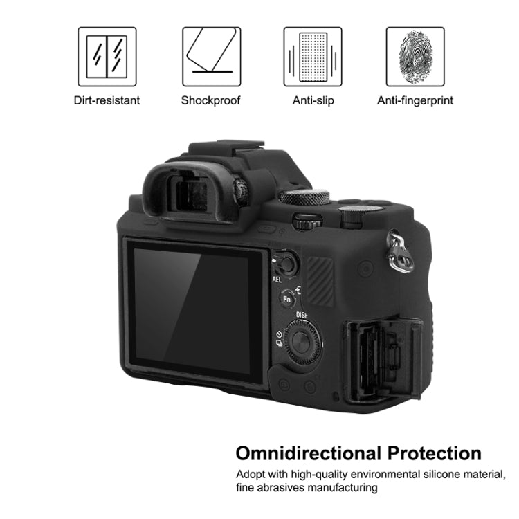 PULUZ Soft Silicone Protective Case for Sony ILCE-7MII / 7SMII / 7RMII(Black) - free shipping - PMC TechLife - Order now!