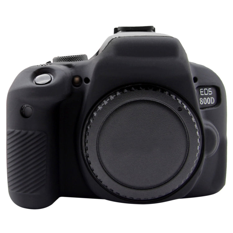 PULUZ Soft Silicone Protective Case for Canon EOS 800D(Black) - free shipping - PMC TechLife - Order now!