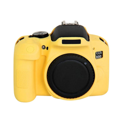 PULUZ Soft Silicone Protective Case for Canon EOS 800D(Yellow) - Protective Case by PULUZ | Online Shopping South Africa | PMC Jewellery | Buy Now Pay Later Mobicred