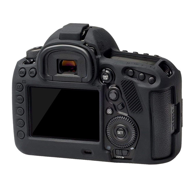 PULUZ Soft Silicone Protective Case for Canon EOS 5D Mark IV(Black) - Protective Case by PULUZ | Online Shopping South Africa | PMC Jewellery | Buy Now Pay Later Mobicred