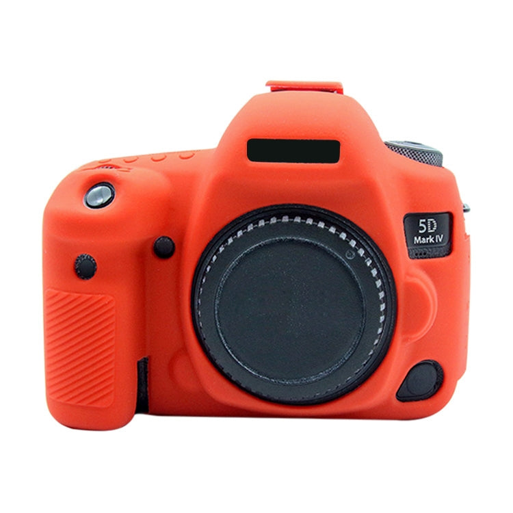 PULUZ Soft Silicone Protective Case for Canon EOS 5D Mark IV(Red) - Protective Case by PULUZ | Online Shopping South Africa | PMC Jewellery | Buy Now Pay Later Mobicred