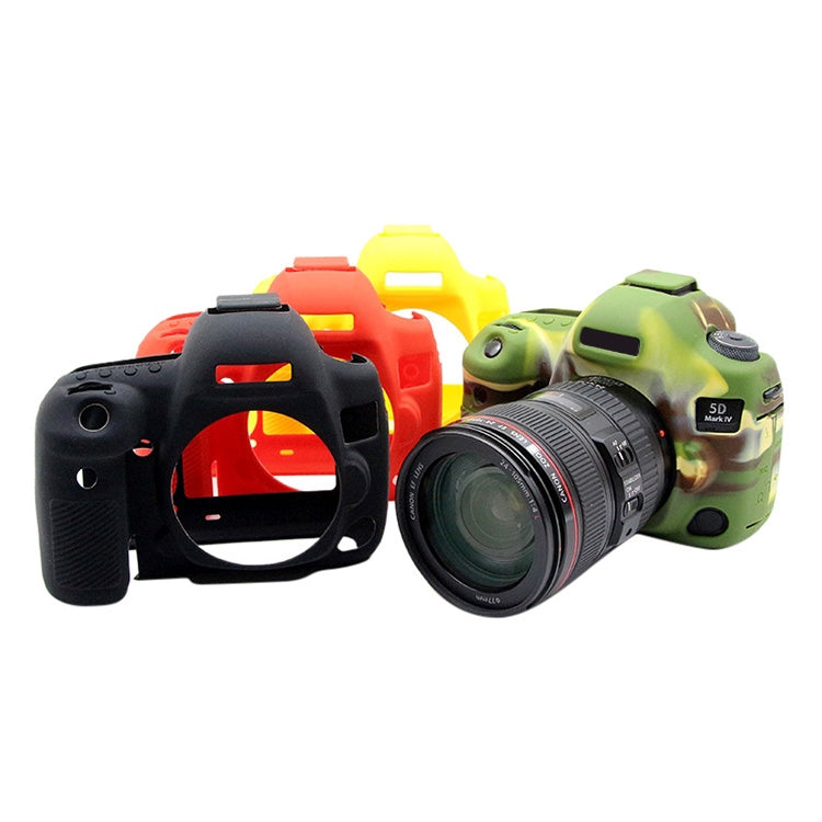 PULUZ Soft Silicone Protective Case for Canon EOS 5D Mark IV(Camouflage) - Protective Case by PULUZ | Online Shopping South Africa | PMC TechLife | Buy Now Pay Later Mobicred