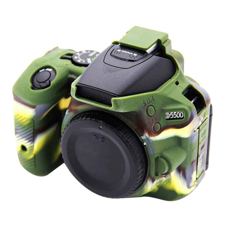 PULUZ Soft Silicone Protective Case for Nikon D5500 / D5600(Camouflage) - free shipping - PMC TechLife - Order now!
