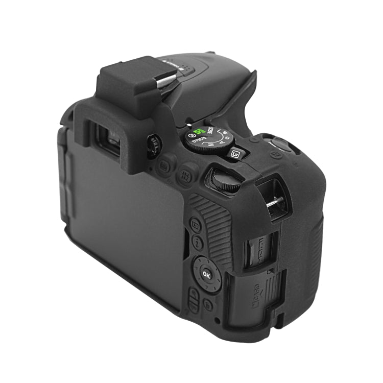 PULUZ Soft Silicone Protective Case for Nikon D5500 / D5600(Black) - free shipping - PMC TechLife - Order now!