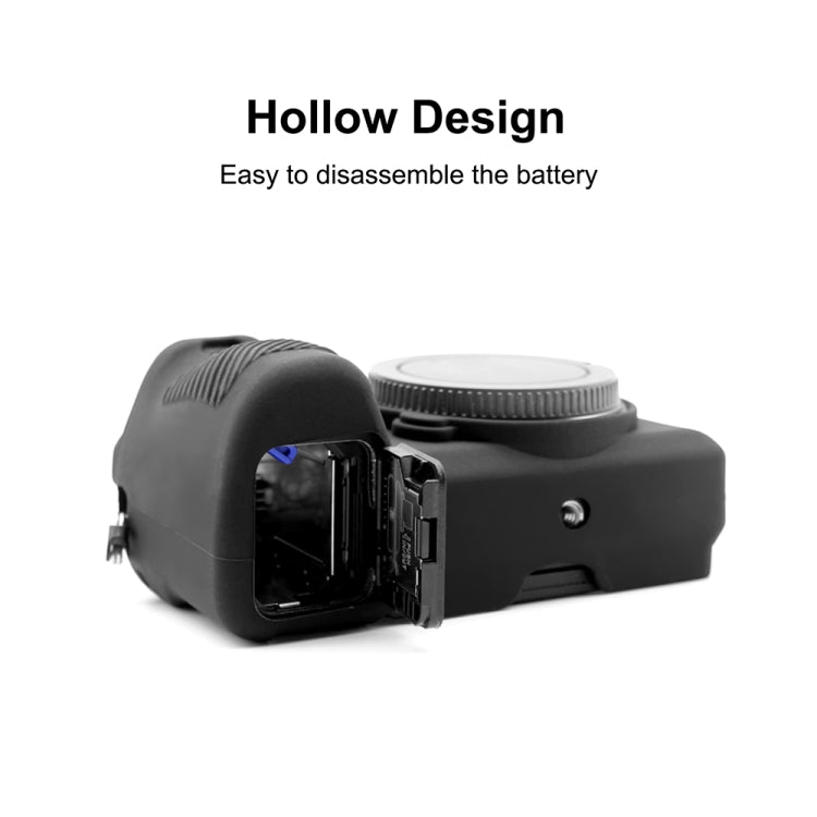 PULUZ Soft Silicone Protective Case for Sony ILCE-6500(Black) - free shipping - PMC TechLife - Order now!