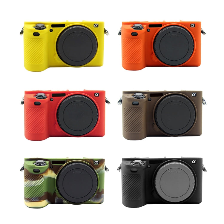 PULUZ Soft Silicone Protective Case for Sony ILCE-6500(Camouflage) - free shipping - PMC TechLife - Order now!