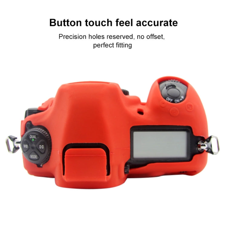 PULUZ Soft Silicone Protective Case for Nikon D850(Red) - free shipping - PMC TechLife - Order now!