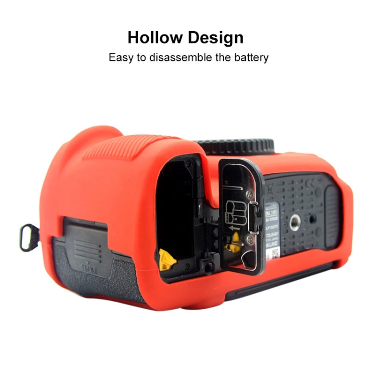 PULUZ Soft Silicone Protective Case for Nikon D850(Red) - free shipping - PMC TechLife - Order now!