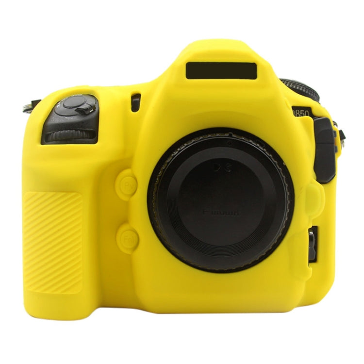 PULUZ Soft Silicone Protective Case for Nikon D850(Yellow) - Protective Case by PULUZ | Online Shopping South Africa | PMC TechLife | Buy Now Pay Later Mobicred